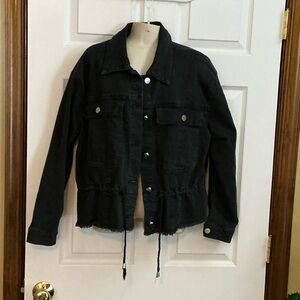 Classic Black Jean Jacket